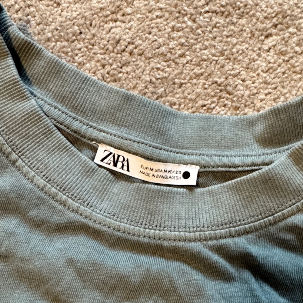Zara Women's Slate Short Sleeve Top - Picture 2 of 3